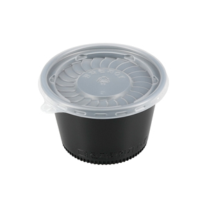 Boîte alimentaire carrée en PP noire, résistante aux fuites et compatible micro-ondes, pour une préparation et un stockage pratiques des repas - Product Image 5