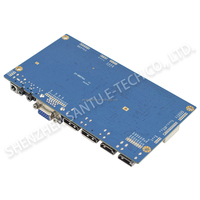Placa Controladora LCD R95TALL-V2.0 4K, Entrada de CC de 12V/24V, Interfaz EDP V-by-One, Resolución 3840x2160, 5 Teclas, Luz LED LCD