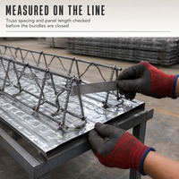 Poutre en acier galvanisé pour dalle composite de plancher de pont, idéale pour les projets de bâtiments de grande hauteur avec installation rapide et support.