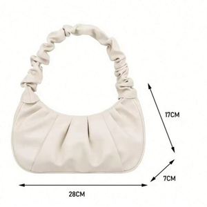 กระเป๋าสะพายไหล่สไตล์วินเทจ PU รักษ์โลก พร้อมซิป ใช้ได้ทุกฤดู - Product Image 4