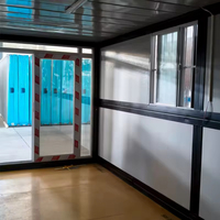 Salle de bain préfabriquée pliable | Salle sanitaire modulaire portable avec systèmes d'eau et d'alimentation