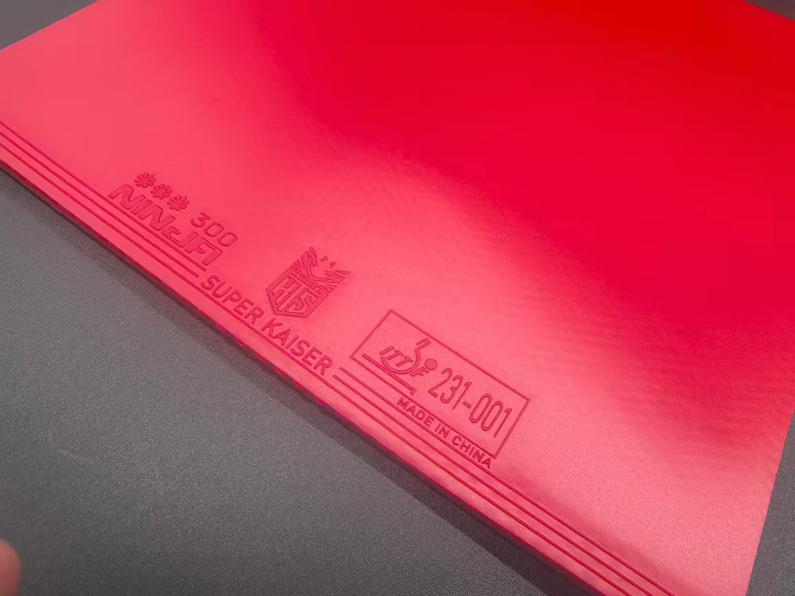 Super Kaiser Nijia-300 Table Tennis Rubber - Fast & Durable