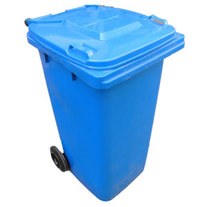 Plastic Trash Can 240L <b>Square</b> Outdoor Waste <b>Bin</b> With Lid HDPE Material - Product Image 5