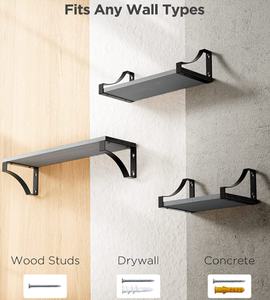 <span class=keywords><strong>Étagère</strong></span>s flottantes murales en bois, stock d'usine - Product Image 2