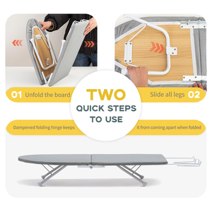Factory Hot Sale Small Ironing Board Tabletop Compact With Iron Rest Foldable Ironing Clothes Rack Iron Pad Board - Product Image 5