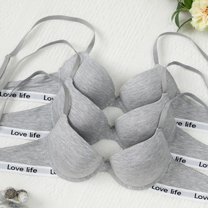 <span class=keywords><strong>Reggiseno</strong></span> IGBUH da Donna Comodo per Tutti i Giorni, Push-up con Ferretto, Personalizzabile OEM, Spalline Regolabili, Traspirante in <span class=keywords><strong>Maglia</strong></span> con Incrocio - Product Image 4