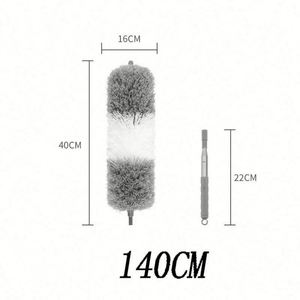 Brosse dépoussiérante télescopique rétractable en microfibre écologique, anti-acariens, pour nettoyer les interstices, la poussière, les voitures, les meubles et la maison - Product Image 4