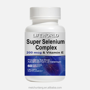 Capsules de sélénium et de méthionine, complexe de soutien de la thyroïde avec <span class=keywords><strong>vitamine</strong></span> <span class=keywords><strong>E</strong></span>, antioxydant, énergie, santé du cerveau - Product Image 4