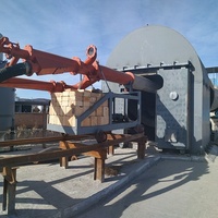 Four rotatif industriel pour l'expansion du perlite, équipement de calcination continu fiable pour l'usine de traitement thermique du perlite