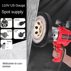 Machine à polir le béton et le ciment pour sols et murs, meulage grossier, multifonctionnelle, intégrée, sans poussière, sans angles morts - Product Image 4