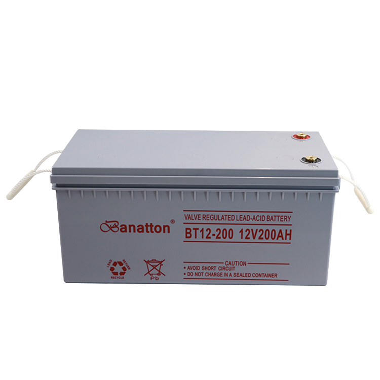 Banatton Bán Buôn Điện Cuộc Sống Lâu Dài Trạm AGM Pin 12V 200AH Chì Axit UPS Có Thể Sạc Lại Lưu Trữ Shoto Energia Pin Năng Lượng Mặt Trời