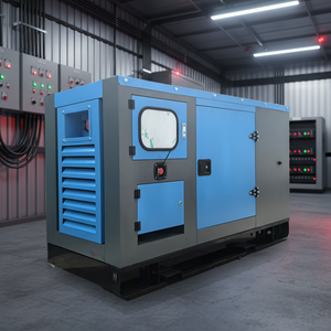 高品質<span class=keywords><strong>20KW</strong></span> 30KW静音ディーゼル発電機セット低燃費低騒音AC単相出力、家庭用バックアップATSオプション付き - Product Image 1