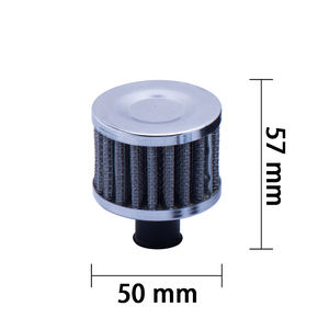 सार्वभौमिक 200 मिलीलीटर एल्यूमीनियम रेसिंग बाफ्टेड 2 पोर्ट ऑयल कैच फिल्टर और वाल्व के साथ हवा तेल विभाजक कर सकता है - Product Image 5