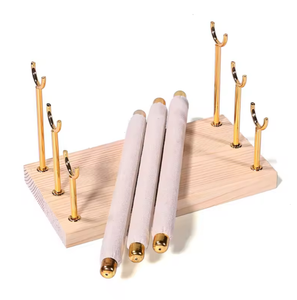 <span class=keywords><strong>2026</strong></span> Großhandel Holz 3-stöckiger <span class=keywords><strong>Ring</strong></span>-Schmuck-Organizer Turm mit Schwammstangen-Ringhalterung Mehrschichtiger <span class=keywords><strong>Ring</strong></span>-Aufbewahrungsständer - Product Image 6