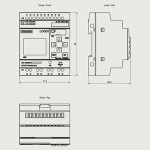 100% Thương hiệu Mới PLC tự động hóa điều khiển 6ed1052-1cc08-0ba0 biểu tượng ban đầu nhỏ gọn PLC logic mô-đun điều khiển 8DI/4do - Product Image 3