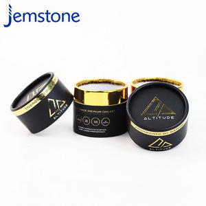 Boîte d'emballage cylindre biodégradable en matériaux sélectionnés emballage tube en papier kraft personnalisé - Product Image 5