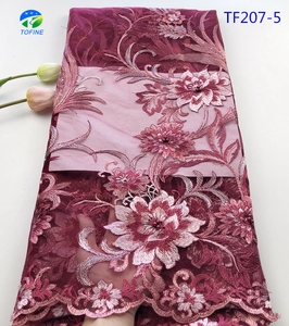 Púrpura señoras encaje diosa <span class=keywords><strong>tul</strong></span> encaje tela Nigeria encaje <span class=keywords><strong>en</strong></span> gran oferta para boda - Product Image 2