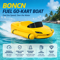 Kart de surf monoplace en fibre de verre, durable, étanche, haute résistance, embarcation de loisirs aquatiques pour l'océan