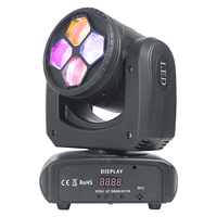 Joyfirst DJ Disco Mini lumière LED Mini 4*20W RGBW effet œil d'abeille faisceau de gel LED lavage Mini lumière principale mobile