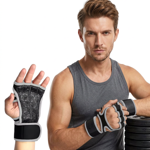 Unisex Heavy Duty Lightweight Non-Slip Breathable Neoprene Gloves Silicone Padded Customizable Logo Cross Training Weightlifting - Product Image 1
