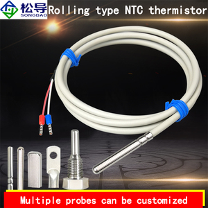 <span class=keywords><strong>Sensor</strong></span> de temperatura del termistor NTC Paquete de encimera Sonda de temperatura a prueba de aceite impermeable 10K 100K <span class=keywords><strong>Sensor</strong></span> OEM - Product Image 1