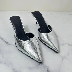 Sandalo a punta chiusa alla moda <span class=keywords><strong>Color</strong></span> Sandale Talon Sexy <span class=keywords><strong>tacchi</strong></span> <span class=keywords><strong>argento</strong></span> 2024 - Product Image 3