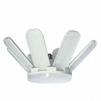 Lampe LED pliable d'urgence à 8 feuilles en aluminium, AC 85-265V, avec base E27/B22, source lumineuse SMD 2700-6500K pour usage résidentiel