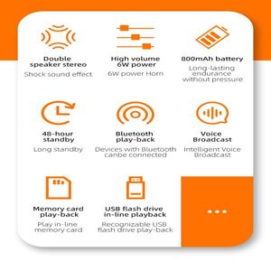 Prêt à expédier Vente à chaud mon haut-parleur Haut-parleur Bluetooth portable d'extérieur avec fonction de carte USB INPUT TF pour audio portable <span class=keywords><strong>P</strong></span> - Product Image 2