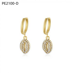 ต่างหูแฟชั่น PE2100สำหรับผู้หญิงเครื่องประดับคุณภาพสูง - Product Image 2
