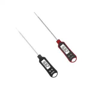 Red Small Digital Probe Oven Thermometer Bbq Tool Pen Meat Thermometer For Water Milk Cooking Food