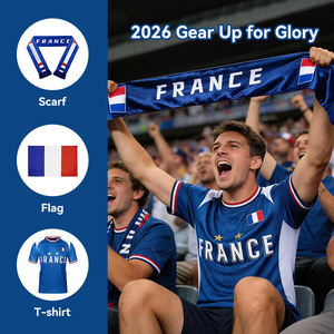 Gahumi 2026 Canada Mexico Usa Soccer Custom Fan <b>Scarf</b> Wholesale China Suppliers Fan <b>Scarf</b> <b>Knitted</b> Winter Football <b>Scarves</b> - Product Image 4