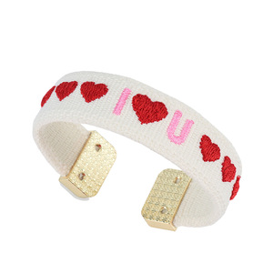 2025 Hot Bán Đơn Giản Của Phụ Nữ Valentine Của Ngày Mở Vòng Đeo Tay Tình Yêu Đồ Trang Sức Vòng Đeo Tay - Product Image 5