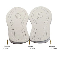 YEBEI Semelles intérieures pour chaussures Ajuster en gros O-Leg Orthèse O-Leg Coussinets de chaussures double face Respirant Absorption des chocs Semelles confortables