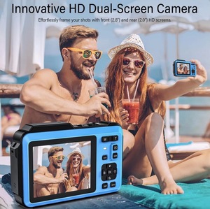 <b>Camera</b> 4K 64MP Autofocus Selfie Dual Screen Waterproof Shockproof Stabilization DCW03 1.4K Ultra-high-definition Video Reco - Product Image 5