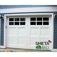 Porte de garage automatique isolée LONGTAI, aspect bois, en aluminium, adaptée aux climats froids, résistante aux intempéries