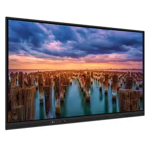 55 65 75 86 110 inç kalem parmak IR dokunmatik interaktif düz Panel 4k sınıf çocuklar için Lcd dijital interaktif akıllı beyaz tahta