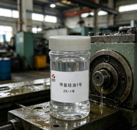 Huile de silicone méthylique isolante, anti-mousse, à lubrification stable, résistante aux hautes températures n° 1 Marque Zhongkeherun Chine Shandong