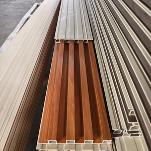 Panneaux muraux solides en WPC pour intérieur, panneaux muraux en plastique, design populaire 2022 à Foshan, Chine - Product Image 5