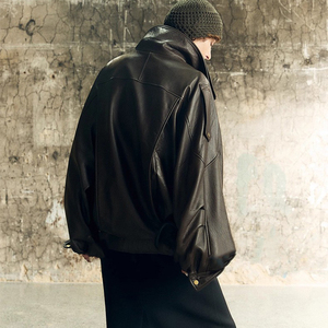 2024 nuevas llegadas al aire libre impermeable de alta calidad chaqueta de cuero genuino de <span class=keywords><strong>aviador</strong></span> para <span class=keywords><strong>mujer</strong></span> - Product Image 6