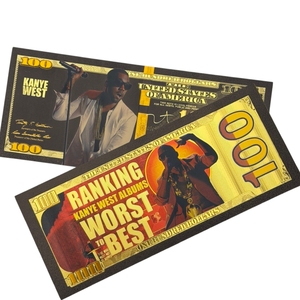 Nouvelles plaques en or 24 carats Kanye Gold Foils de 2026 pour collection, édition américaine - Product Image 2