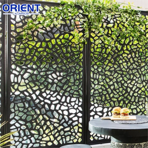 Pannello in acciaio corten tagliato al laser recinzione in alluminio <span class=keywords><strong>giardino</strong></span> privacy schermo in acciaio corten pannello in acciaio corten in alluminio schermi <span class=keywords><strong>per</strong></span> la privacy - Product Image 5