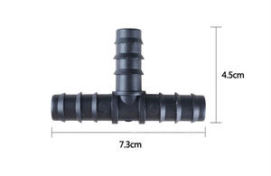 1/2 Inch Duurzaam Plastic Weerhaken Slangfittingen Tuinslang Weerhaak Connector Voor Druppelirrigatie 2 Inch Kas Druppelpijp - Product Image 2