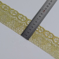 2023 nouveau fil de soie doré lacets tressés garnitures Crochet dentelle tissu ruban bricolage robe décor sangle coudre accessoires
