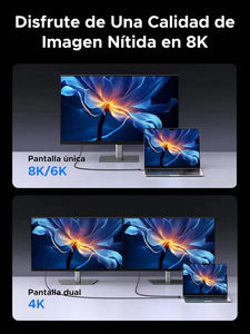 Câble UGREEN USB C vers USB C, USB4.0 GEN3 240W, câble de charge et de transmission de données en nylon tressé en aluminium, 3,3 pieds, 8K 60Hz - Product Image 3