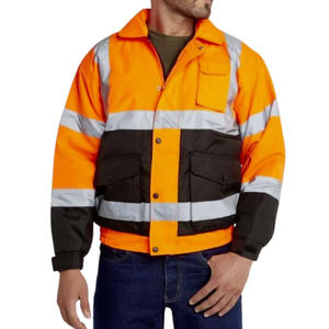 <b>Lightweight</b> Packable Waterproof <b>Hi</b> <b>Vis</b> Windbreaker <b>Jacket</b> for Summer Use UPF 50 Protection Mesh Ventilation Hot Climate Crews - Product Image 4