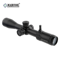Lunette de tir tactique longue portée Marcool 4.5-18x44, étanche, avec tourelle de réglage à point mort, en aluminium, optique