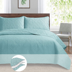 Sợi Nhỏ Siêu Âm Chăn Giường Bìa 3Pcs Chất Lượng Ưa thích <span class=keywords><strong>Comforter</strong></span> Bộ Đồ Giường Sang Trọng Tất Cả Các Mùa - Product Image 2