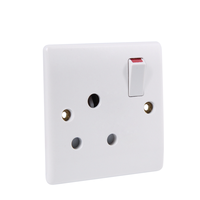 Interruptor de enchufe estándar británico, 2 entradas, 13A, baquelita, eléctrico, jade en polvo, máquina de moldeado de plástico