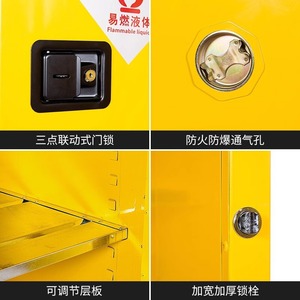 Fil de mise à la terre antistatique pour armoire de stockage de produits chimiques, conforme à la norme OSHA, 60 gallons, extra épais - Product Image 5