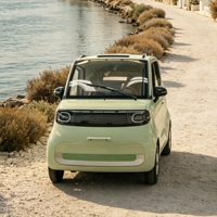 Voitures électriques à faible vitesse certifiées OEM ODM EEC COC, batterie au plomb-acide 72V 45Ah, moteur 2000W, autonomie <100km pour adultes urbains